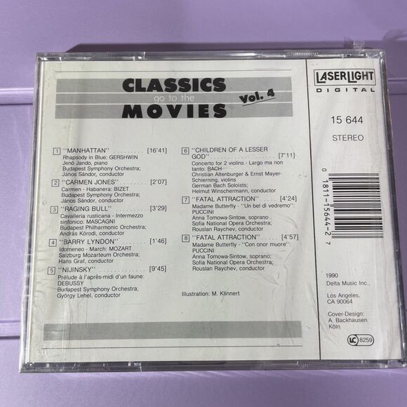 New & Factory Sealed Classics Go to the Movies, Vol. 4 by Various Artists CD - Picture 2 of 7